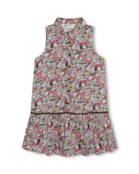 Core Cho full print dress - Wild Cherry