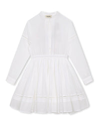 Robe de cérémonie à manches longues - Blanc