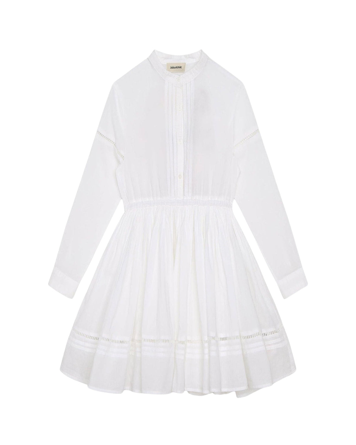 Robe de cérémonie à manches longues - Blanc