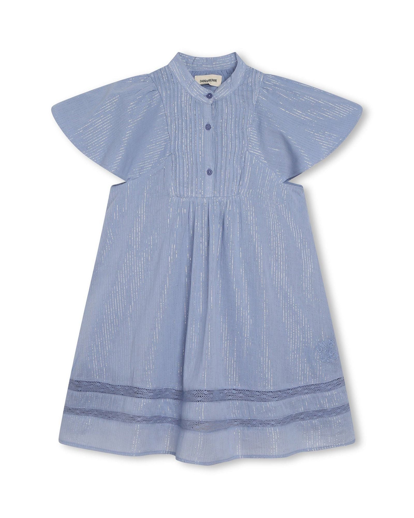 Robe avec fil aspect métallique - Shadow blue