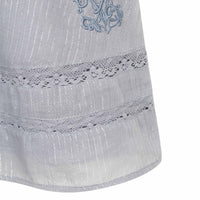 Robe avec fil aspect métallique - Shadow blue