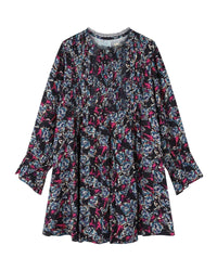 Robe avec détails à dentelle - Dark Blue