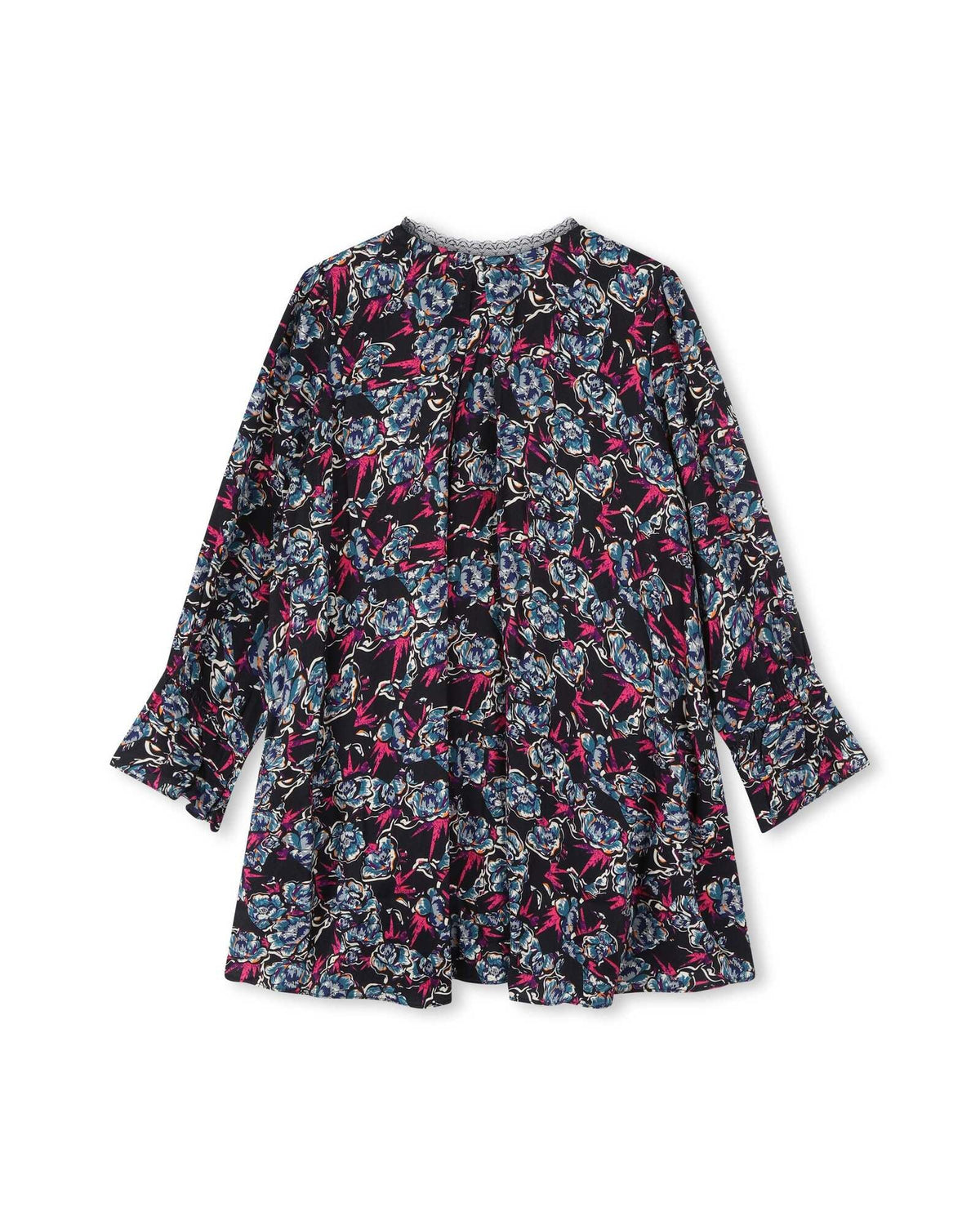 Robe avec détails à dentelle - Dark Blue
