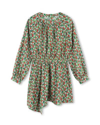 Robe en imprimé - Acid green