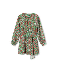 Robe en imprimé - Acid green