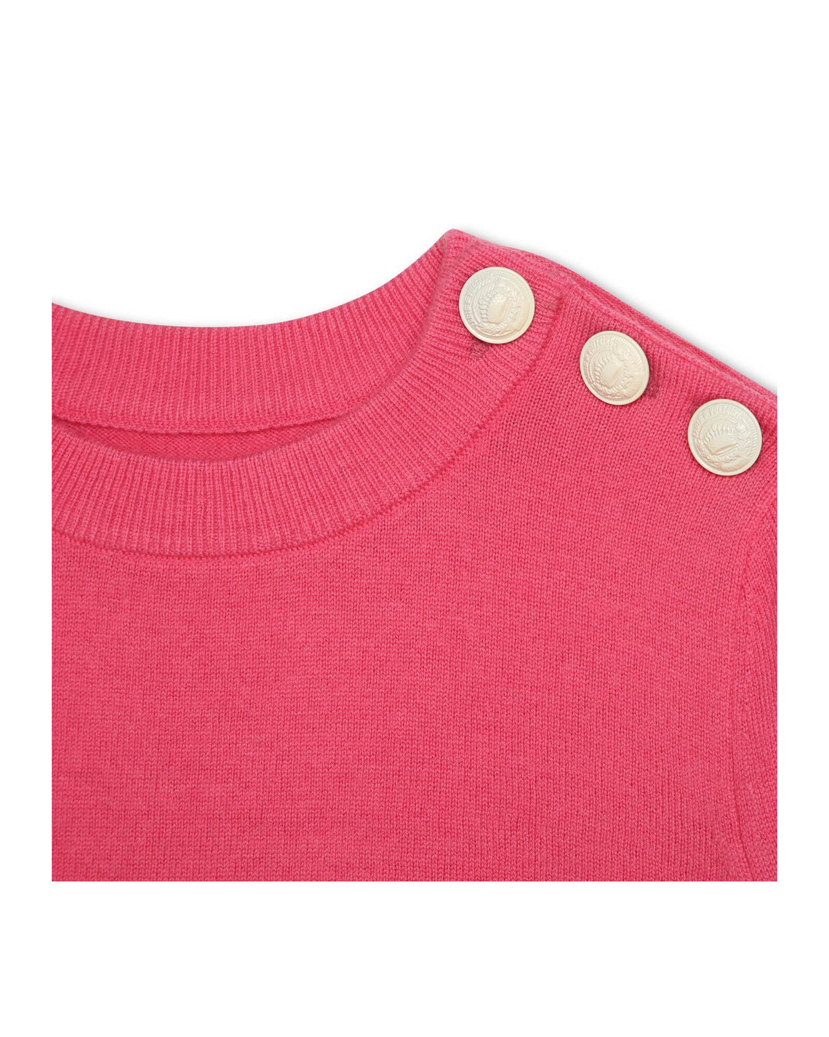 Robe avec illustration en laine - Rose Sorbet