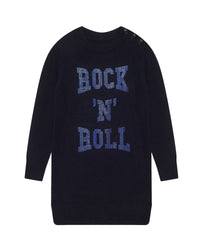 Robe en laine et cachemire - Dark Blue