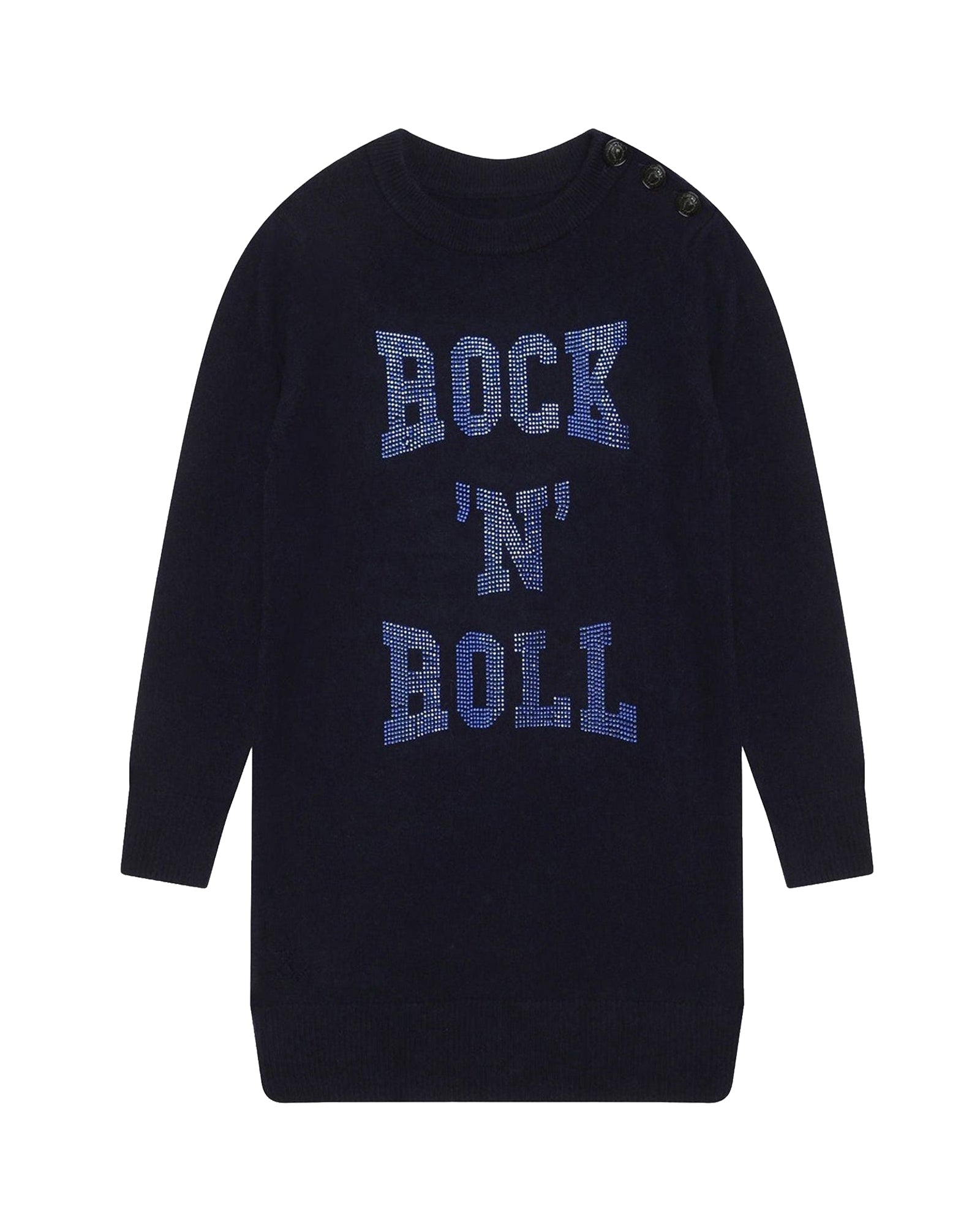 Robe en laine et cachemire - Dark Blue