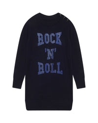 Robe en laine - Dark blue