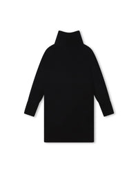 Robe avec illustration en laine - Black