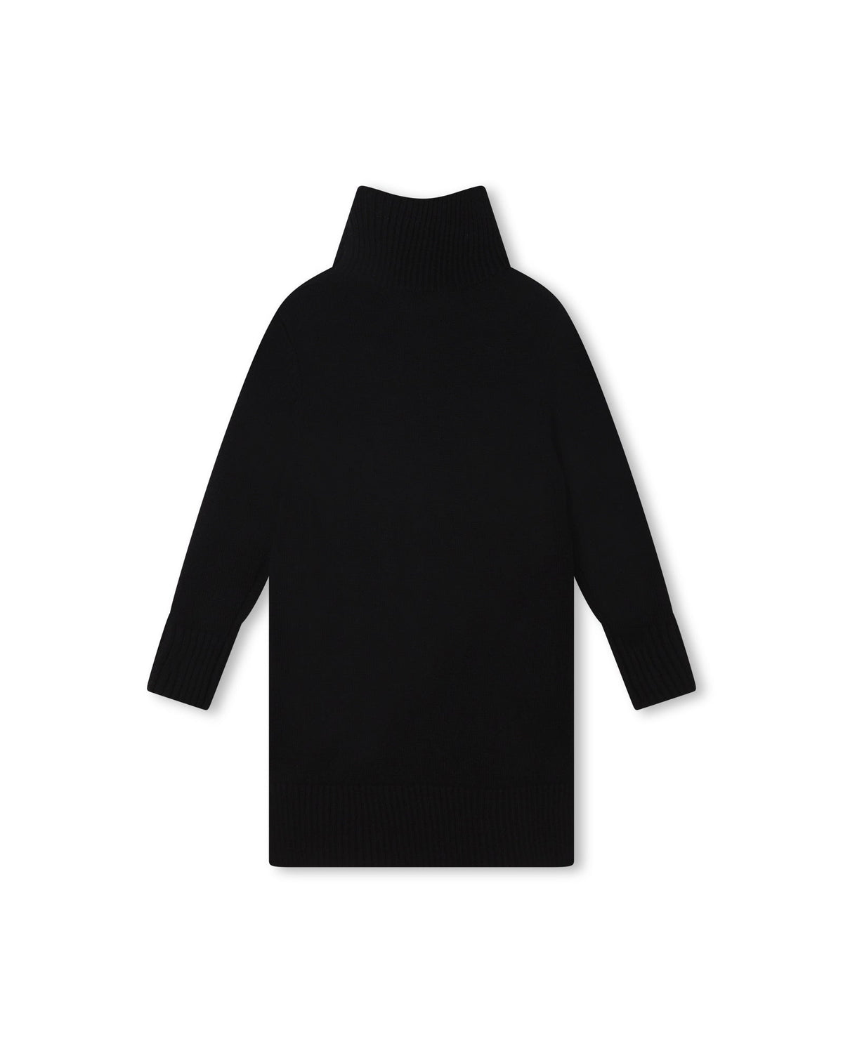 Robe avec illustration en laine - Black