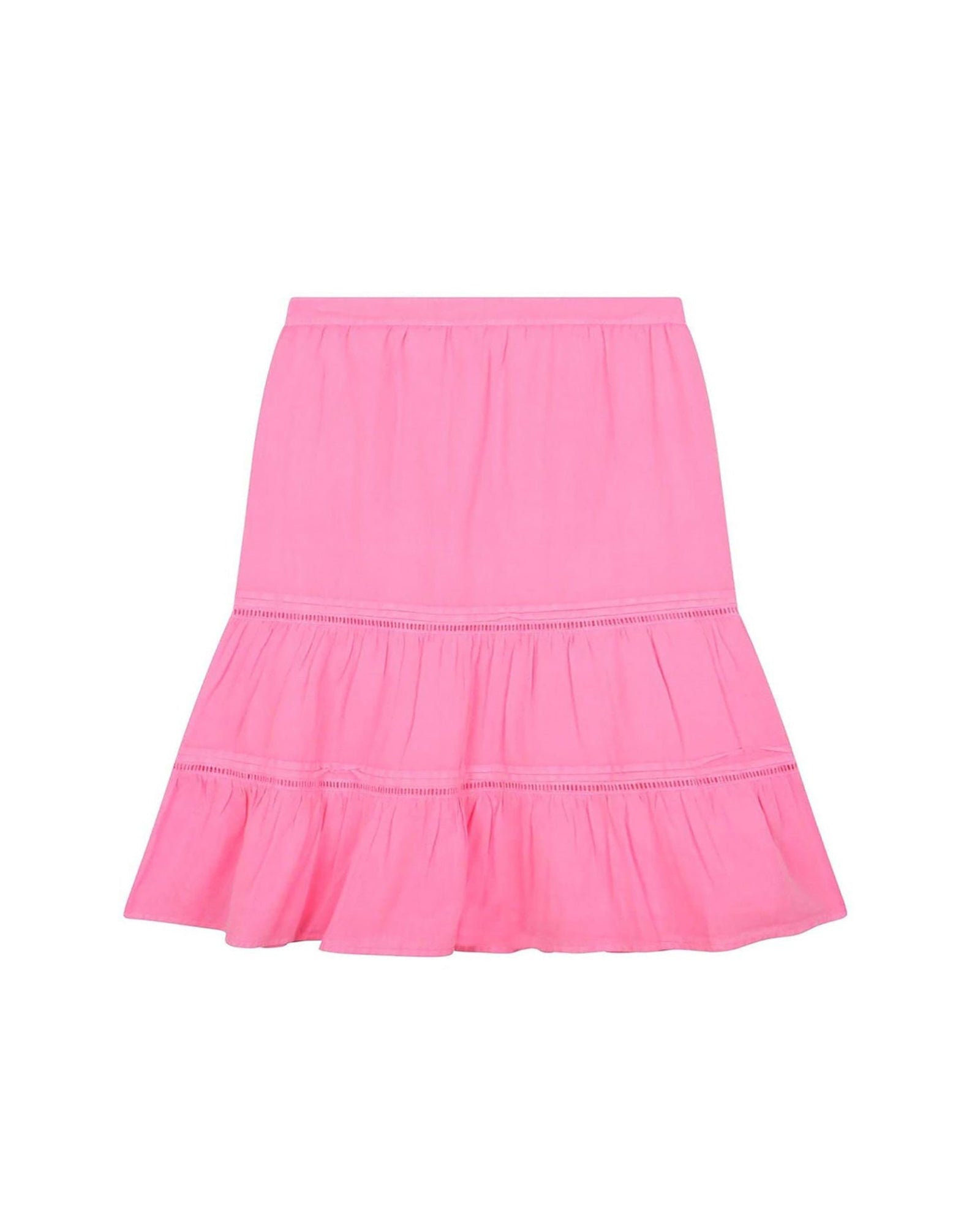 Long cotton skirt - Pink Blush