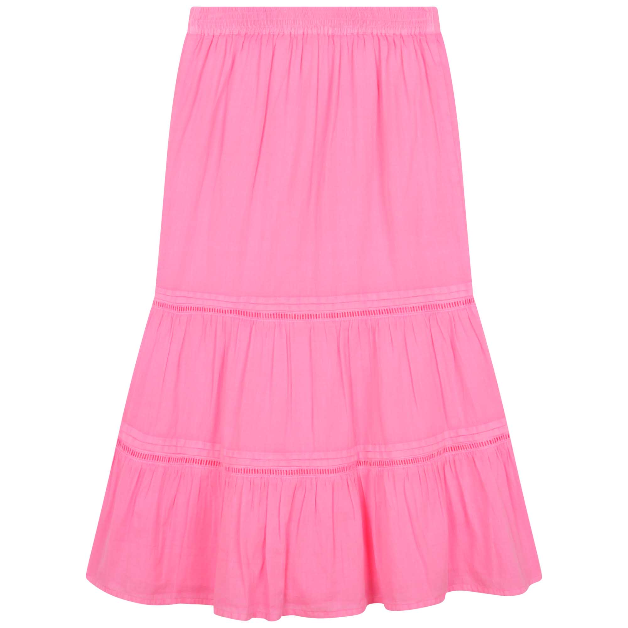 Jupe longue en coton - Pink blush