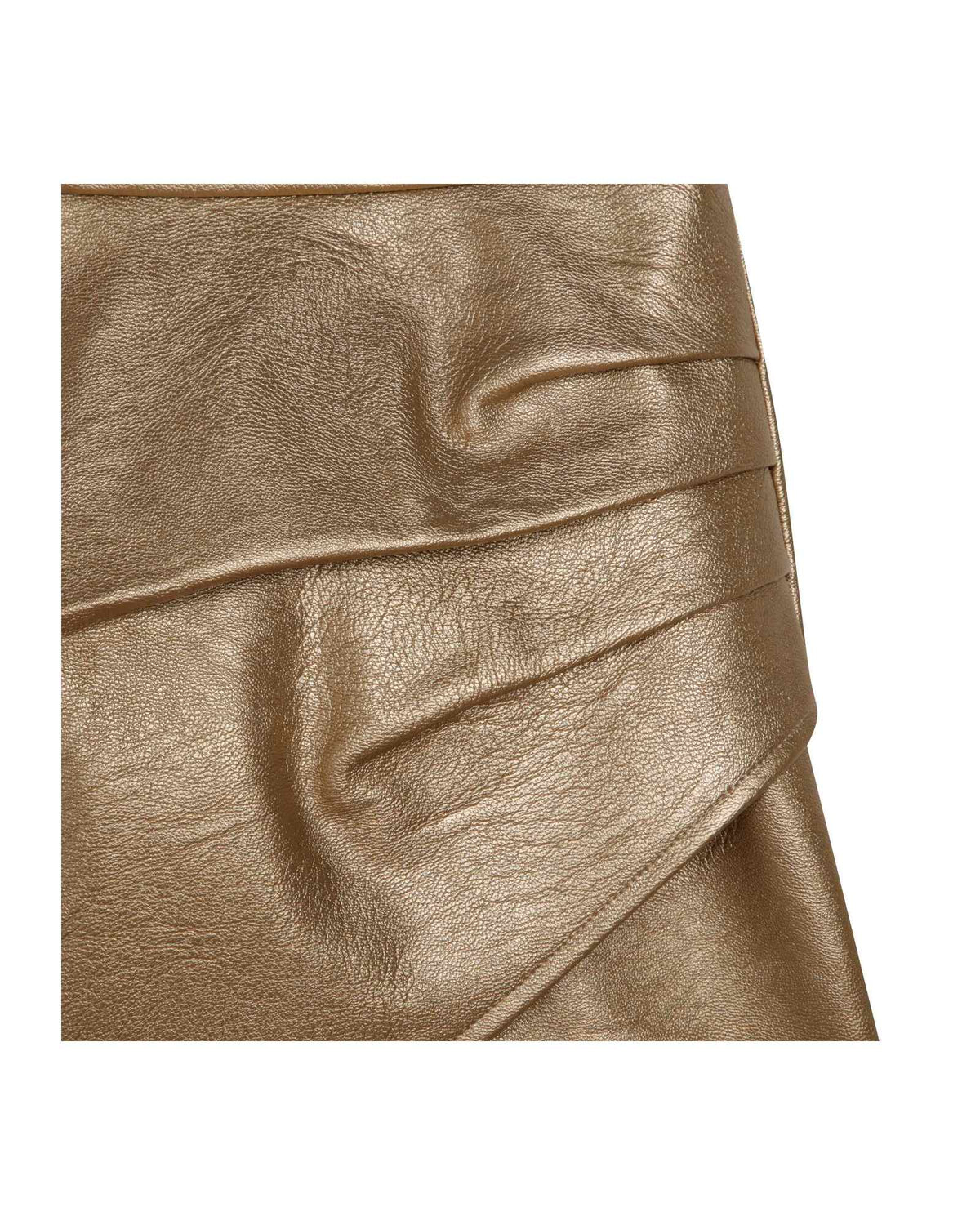 Jupe droite zippée - Aspen Gold