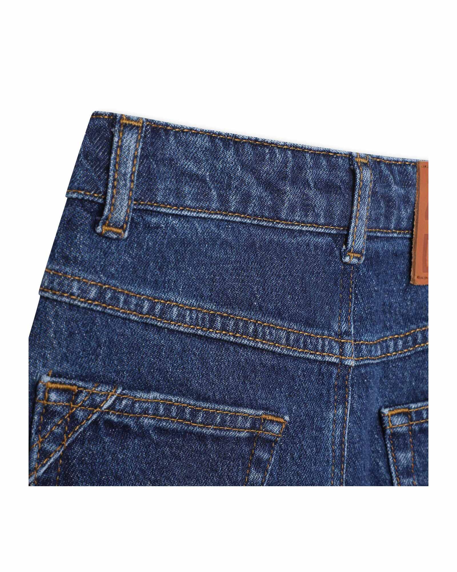 Jupe denim en coton - Rinse wash