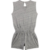 Combi-short doupionné en coton - Gris Chiné
