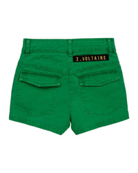 Short taille haute ajustable - Acid Green