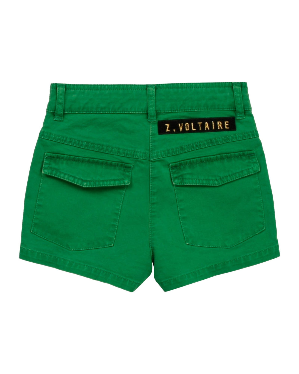 Short taille haute ajustable - Acid Green
