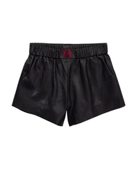 Short en simili cuir - Black