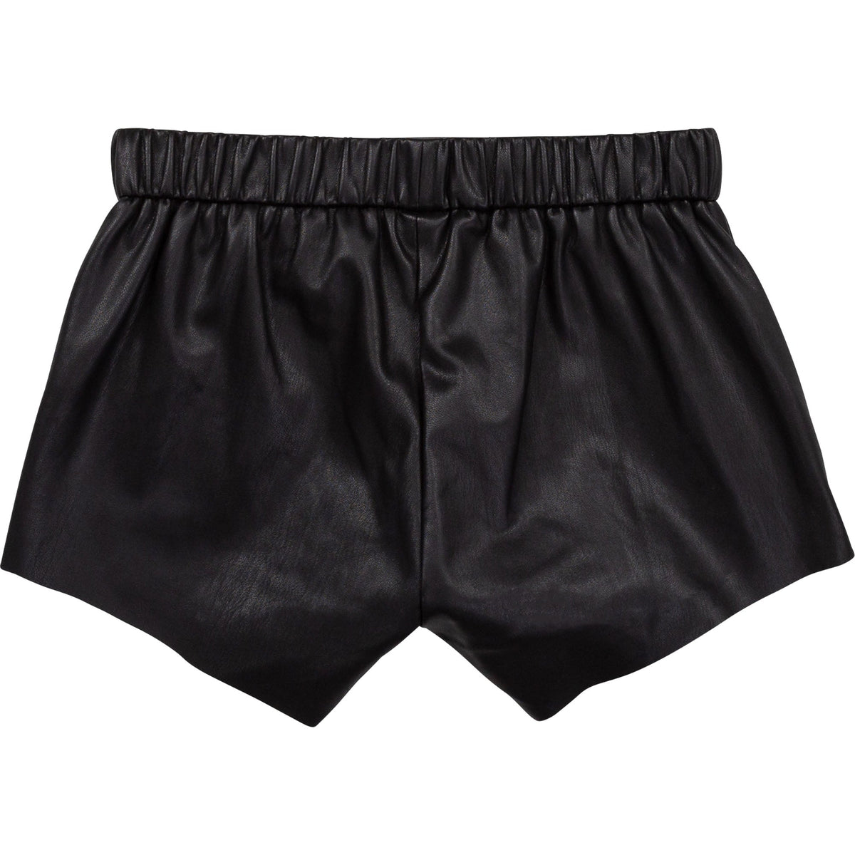 Short en simili cuir - Black