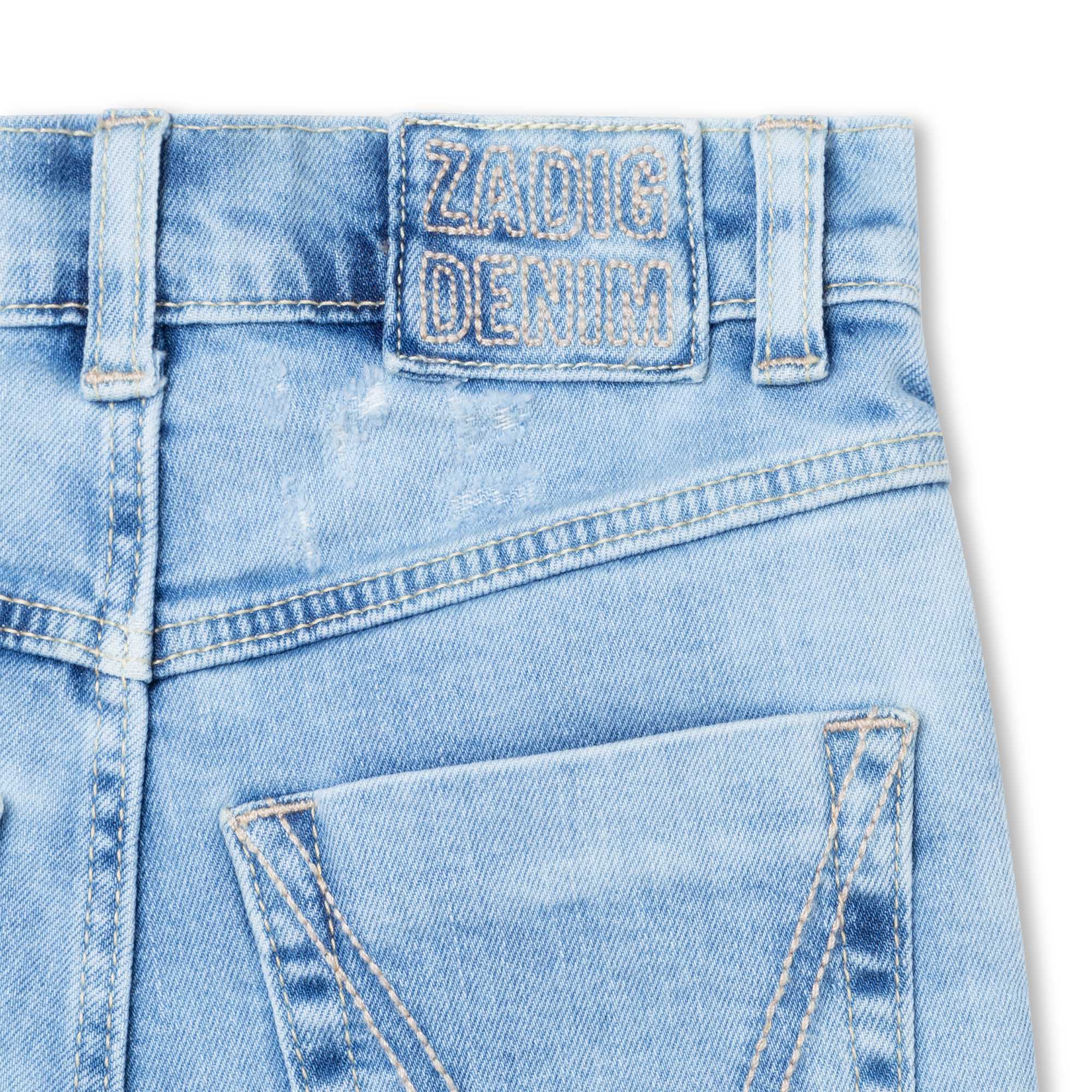 Short court 5 poches en denim - Bleach