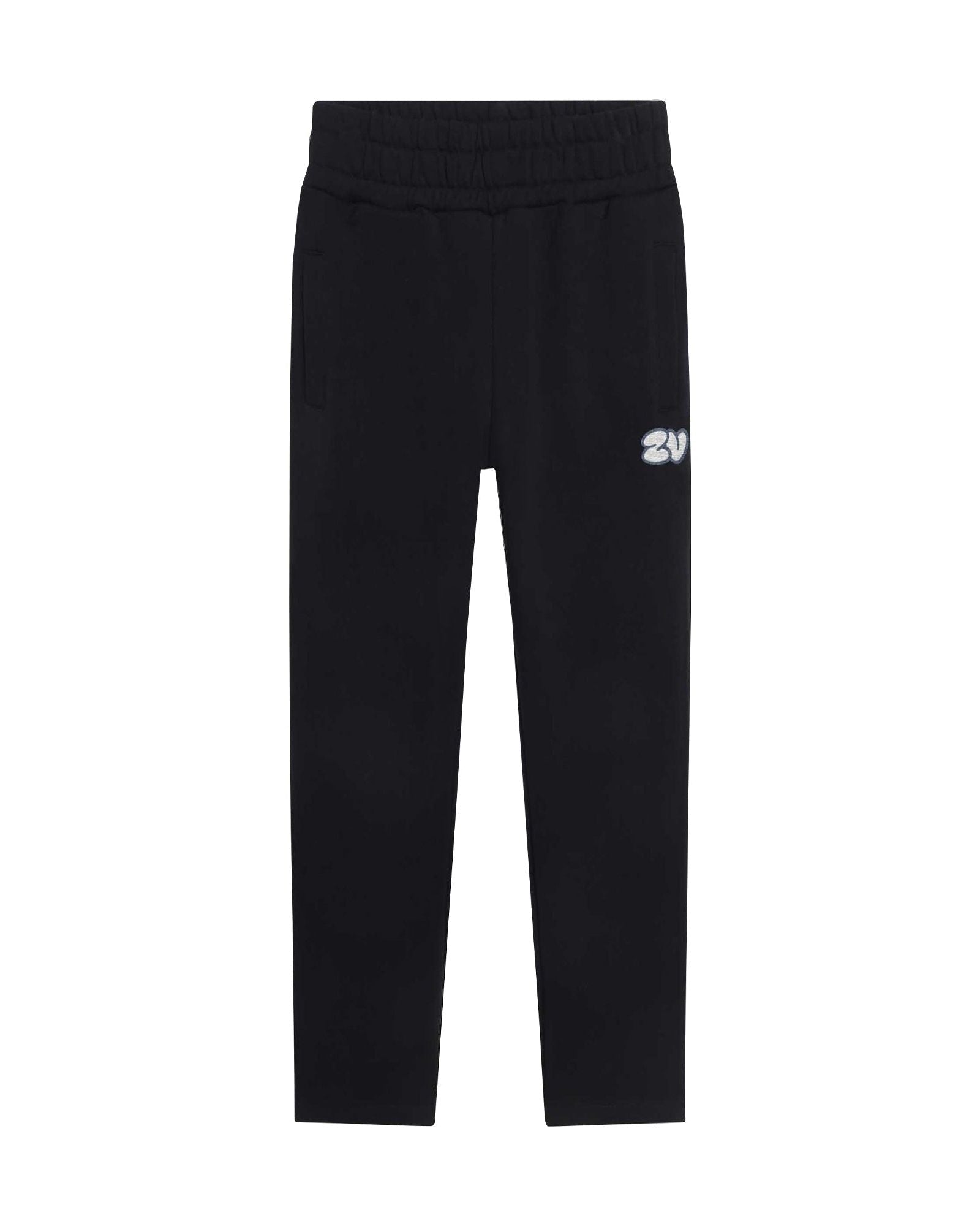 Straight-leg cotton trousers - Nuit