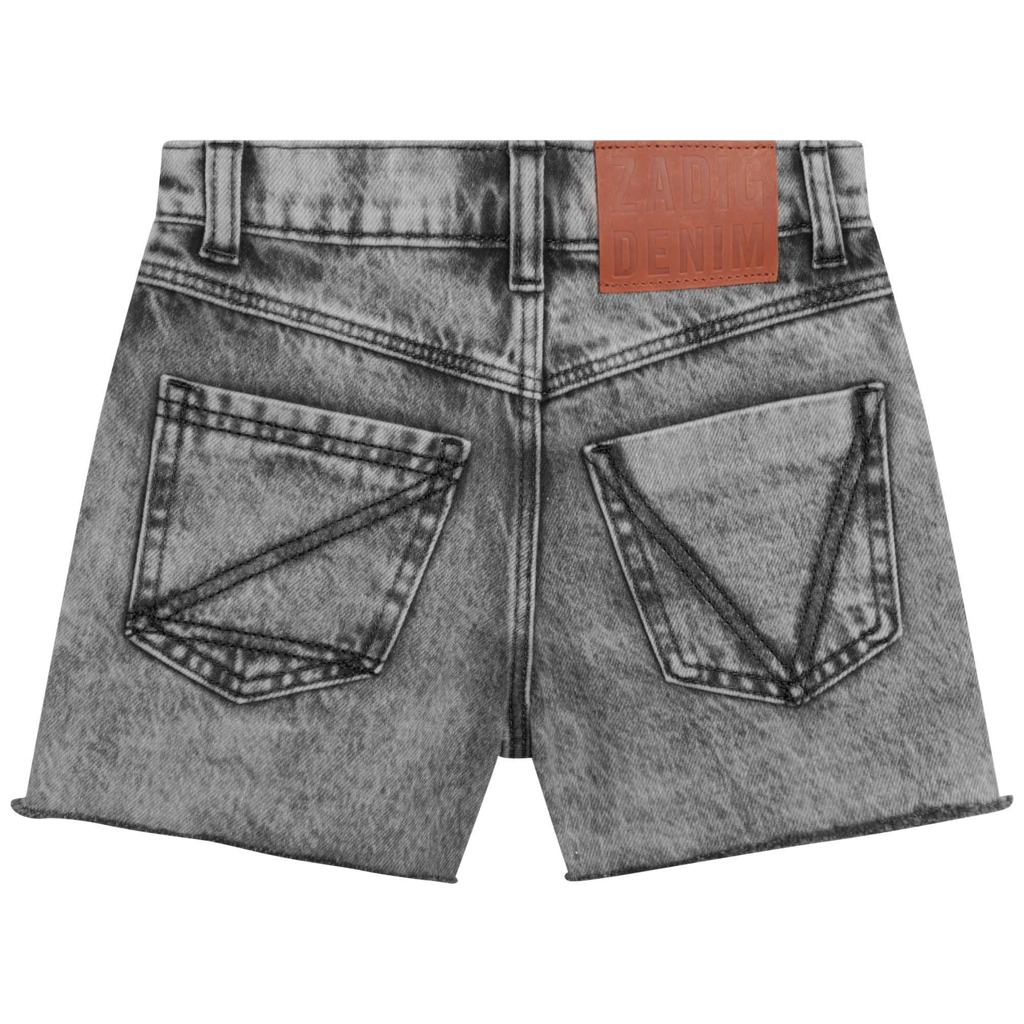 Short en denim - Denim grey