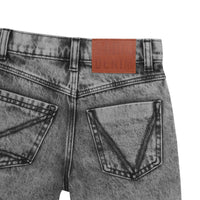 Short ajustable en denim - Denim Grey