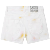 Short 5 poches en sergé lourd - Blanc