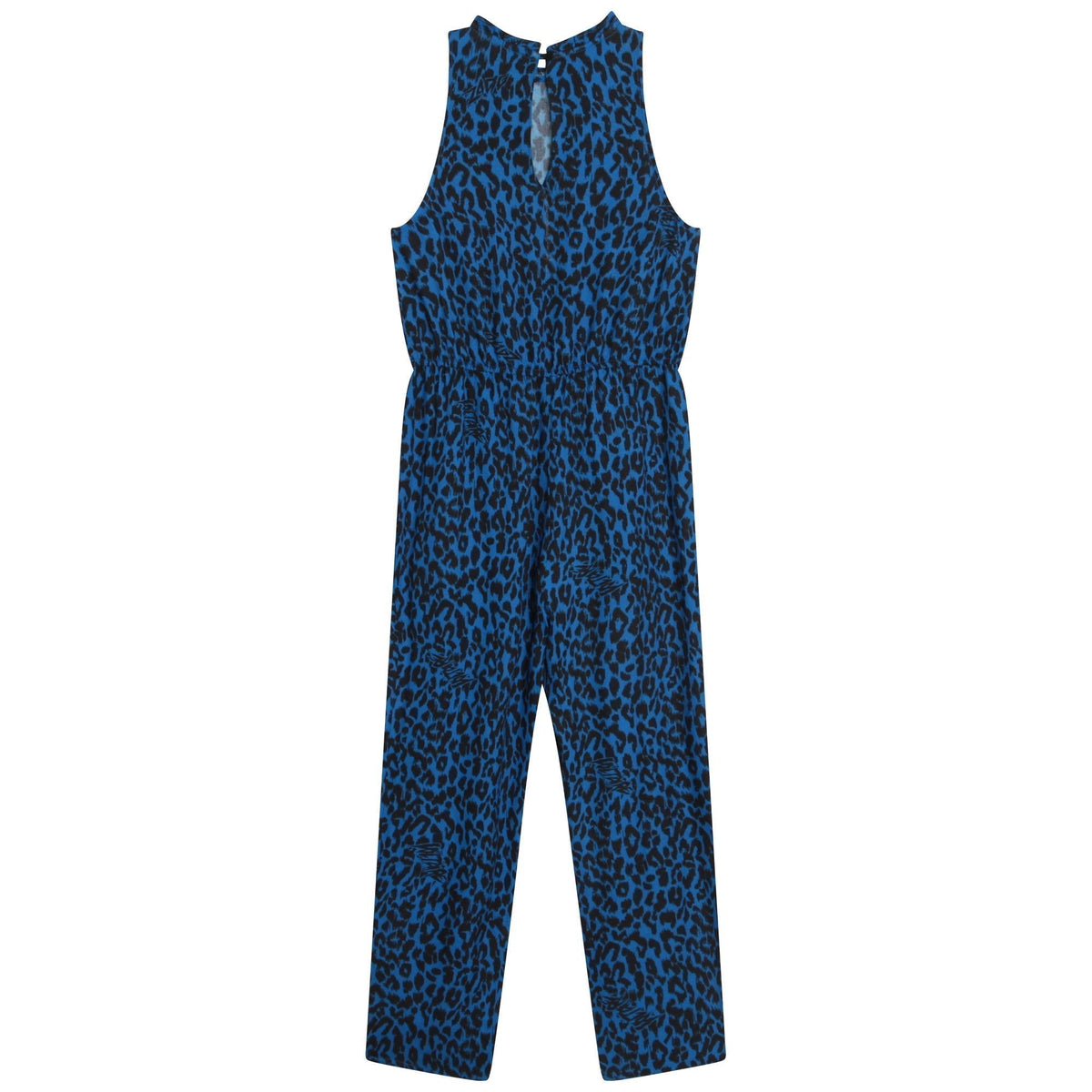 Combinaison en viscose imprimée Léopard - Perroquet