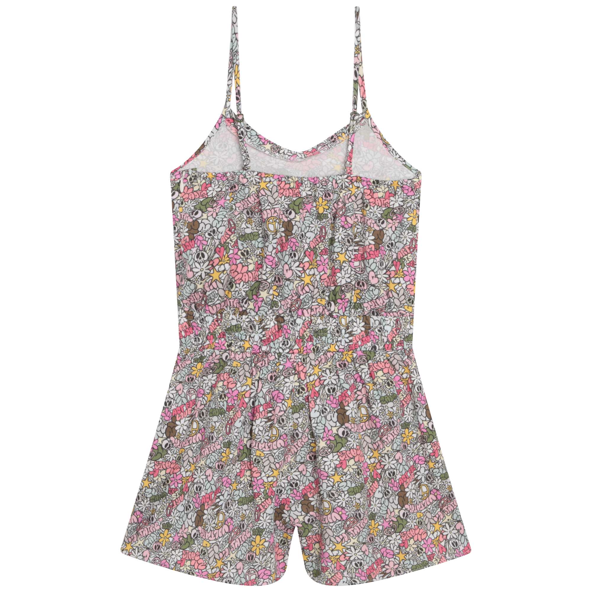 Combi-short à fines bretelles - Wild cherry