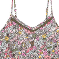 Combi-short à fines bretelles - Wild cherry