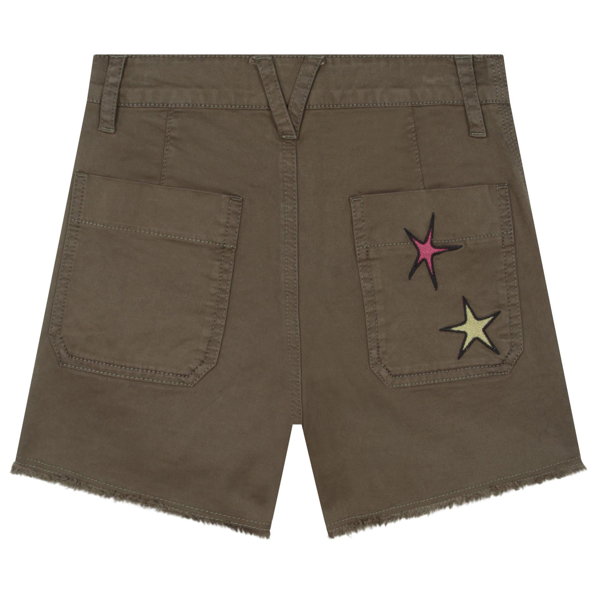 Short à taille haute - Army Green