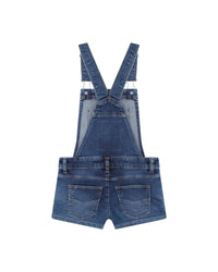 Salopette short en denim - Denim blue