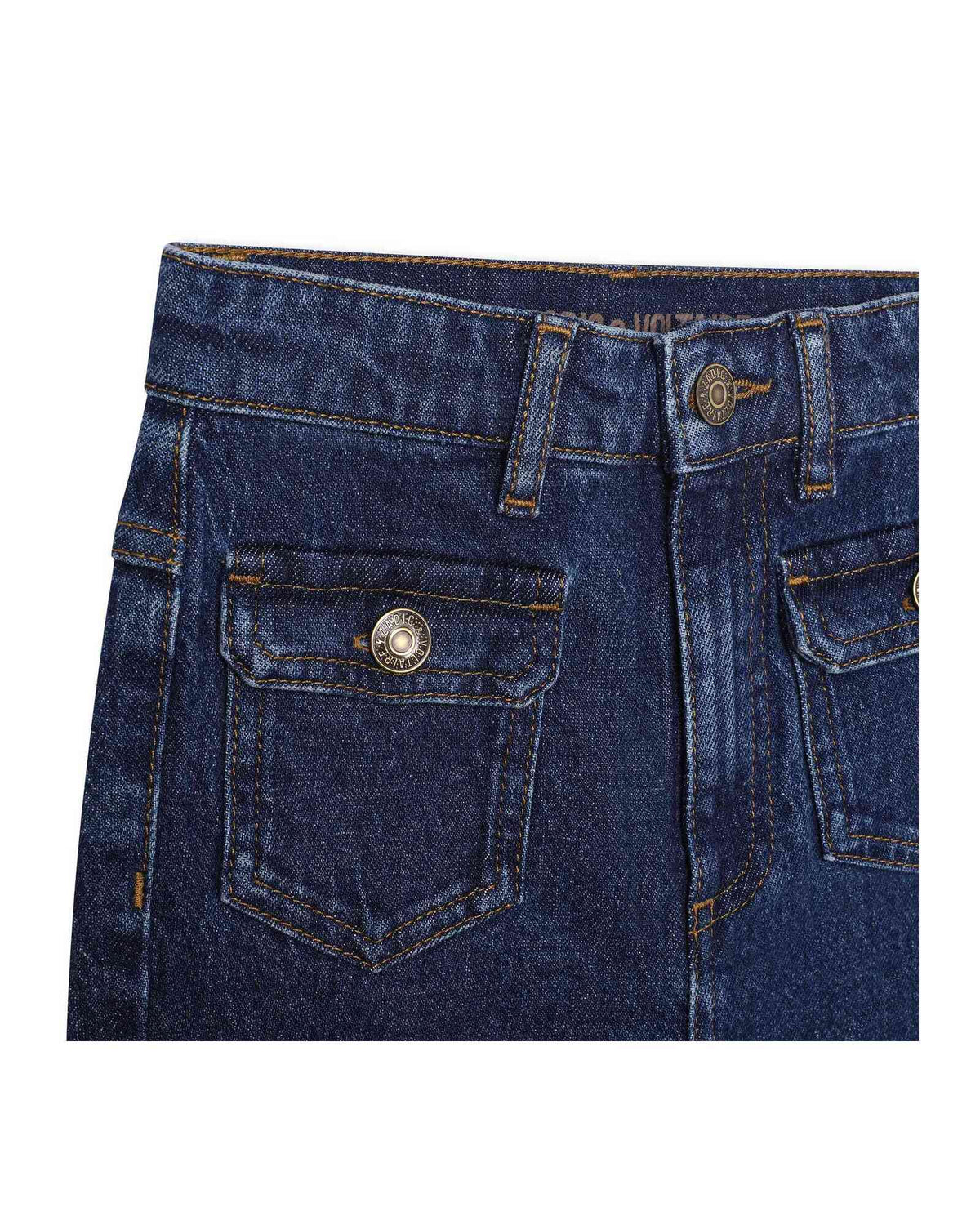 Pantalon denim en coton - Rinse Wash