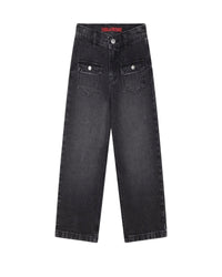 Pantalon denim en coton - Denim Black
