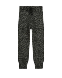 Wool knit trousers - Camouflage