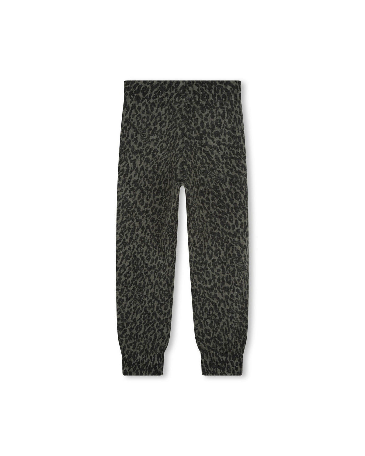 Pantalon en tricot de laine - Camouflage
