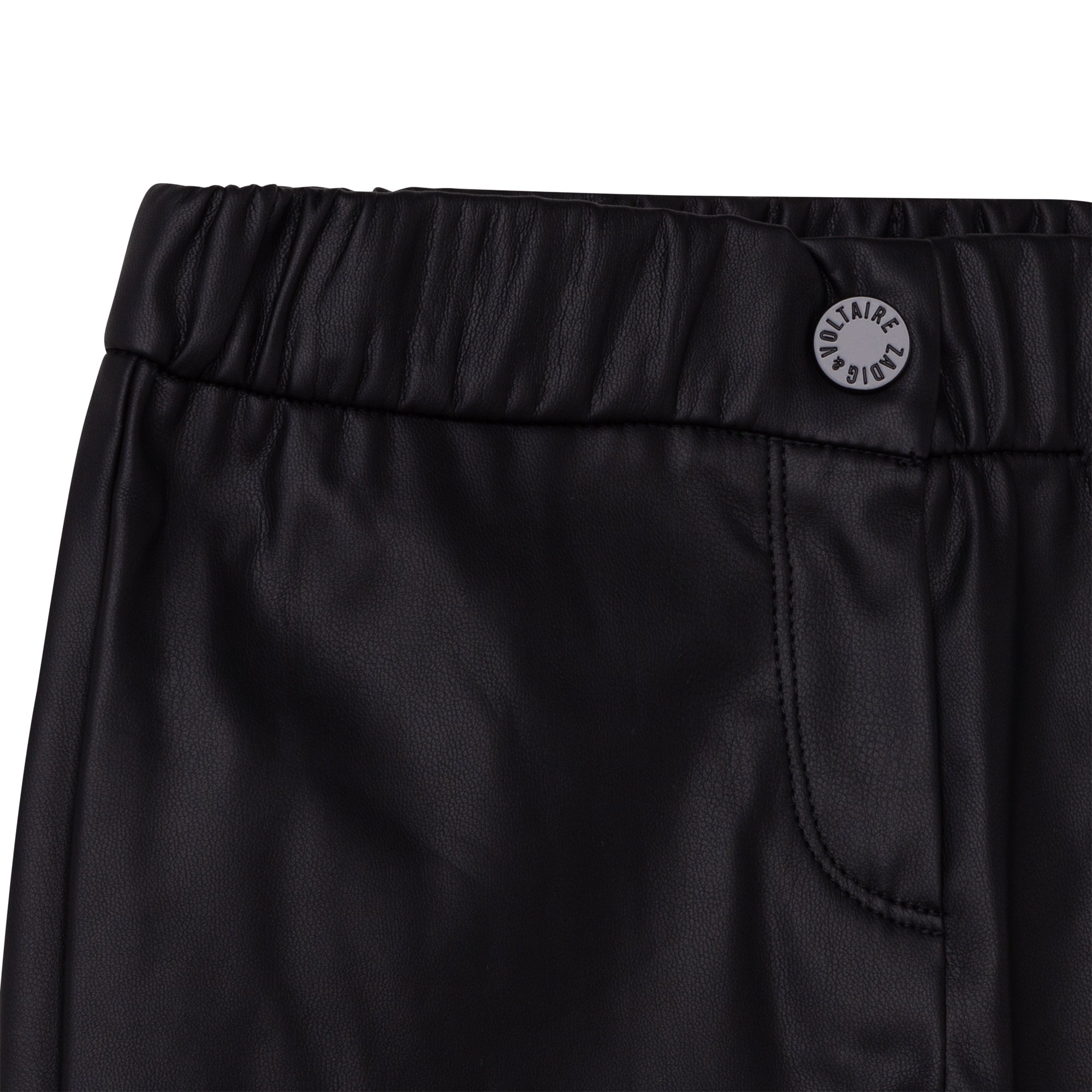 Faux leather leggings - Black