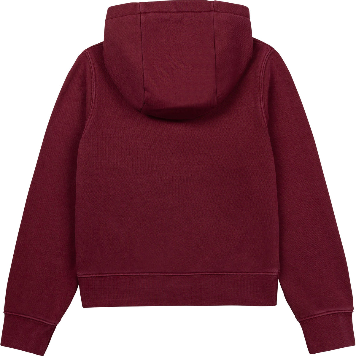 Sweatshirt à capuche en coton gratté - Wine