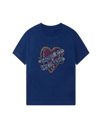 T-shirt en coton épais - Bleu de Chine