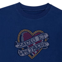 T-shirt en coton épais - Bleu de Chine