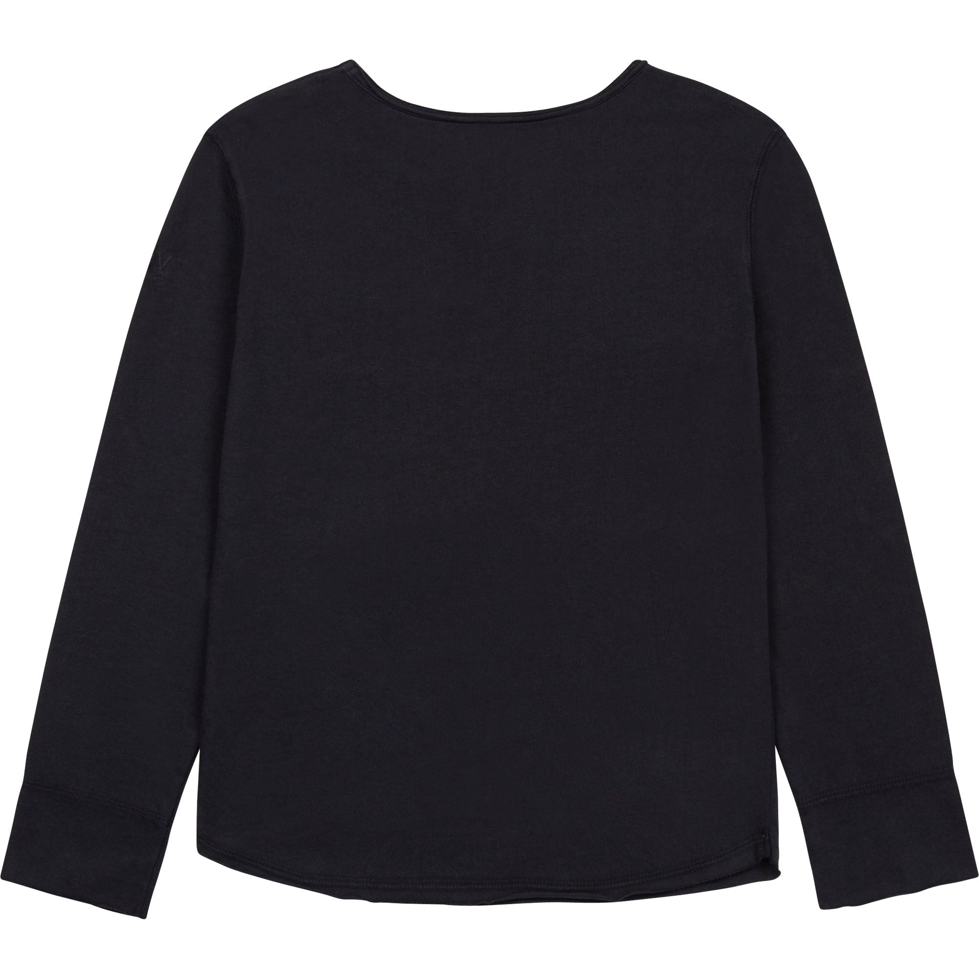 Z&V long-sleeved cotton T-shirt - Black