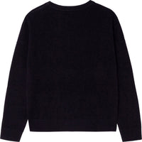 Pull à logo en laine - Black