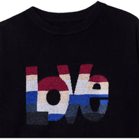 Pull à logo en laine - Black
