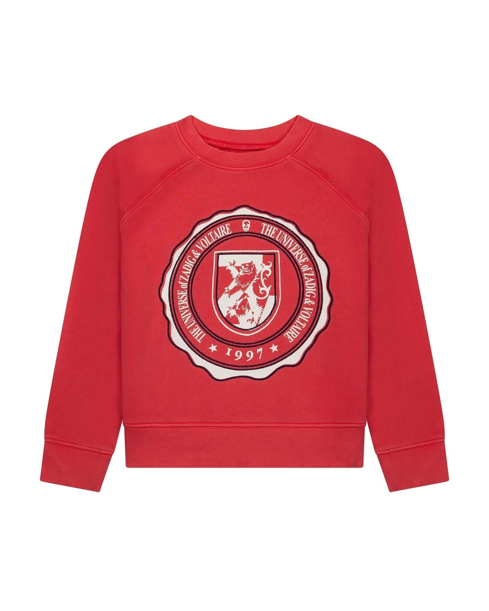 Sweatshirt en coton - Piment