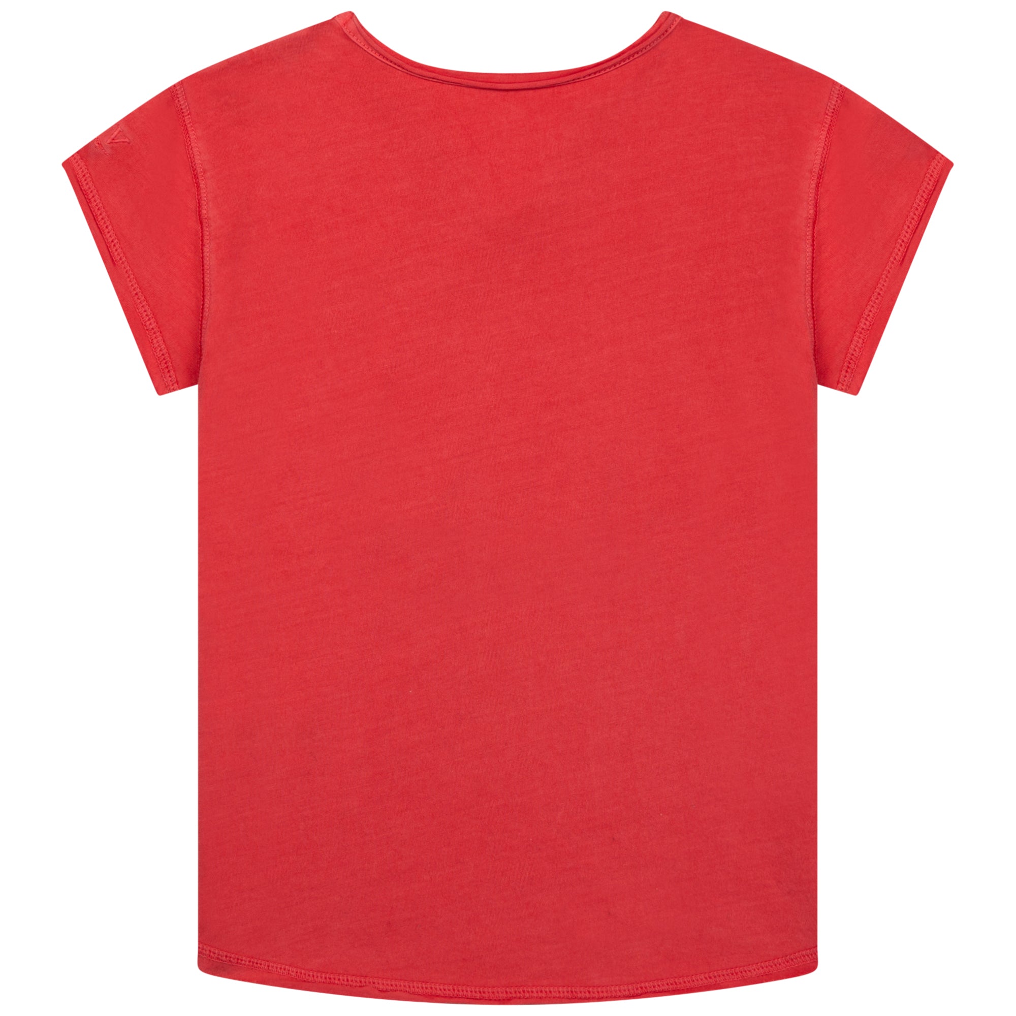 T-shirt en coton à imprimé et clous - Piment