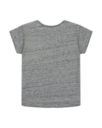 Doupionné T-shirt - Steel grey mottled