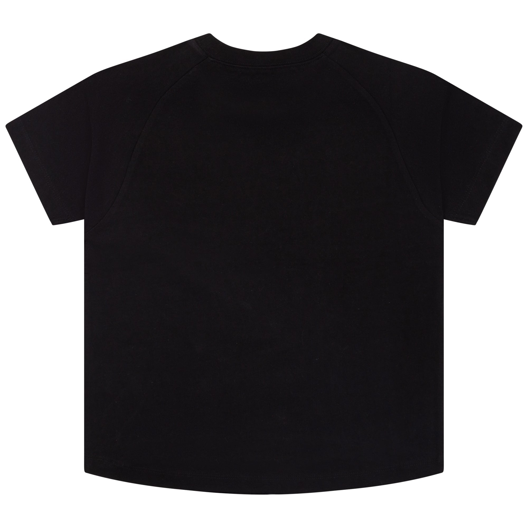 T-shirt en coton épais à forme oversize et imprimé - Black