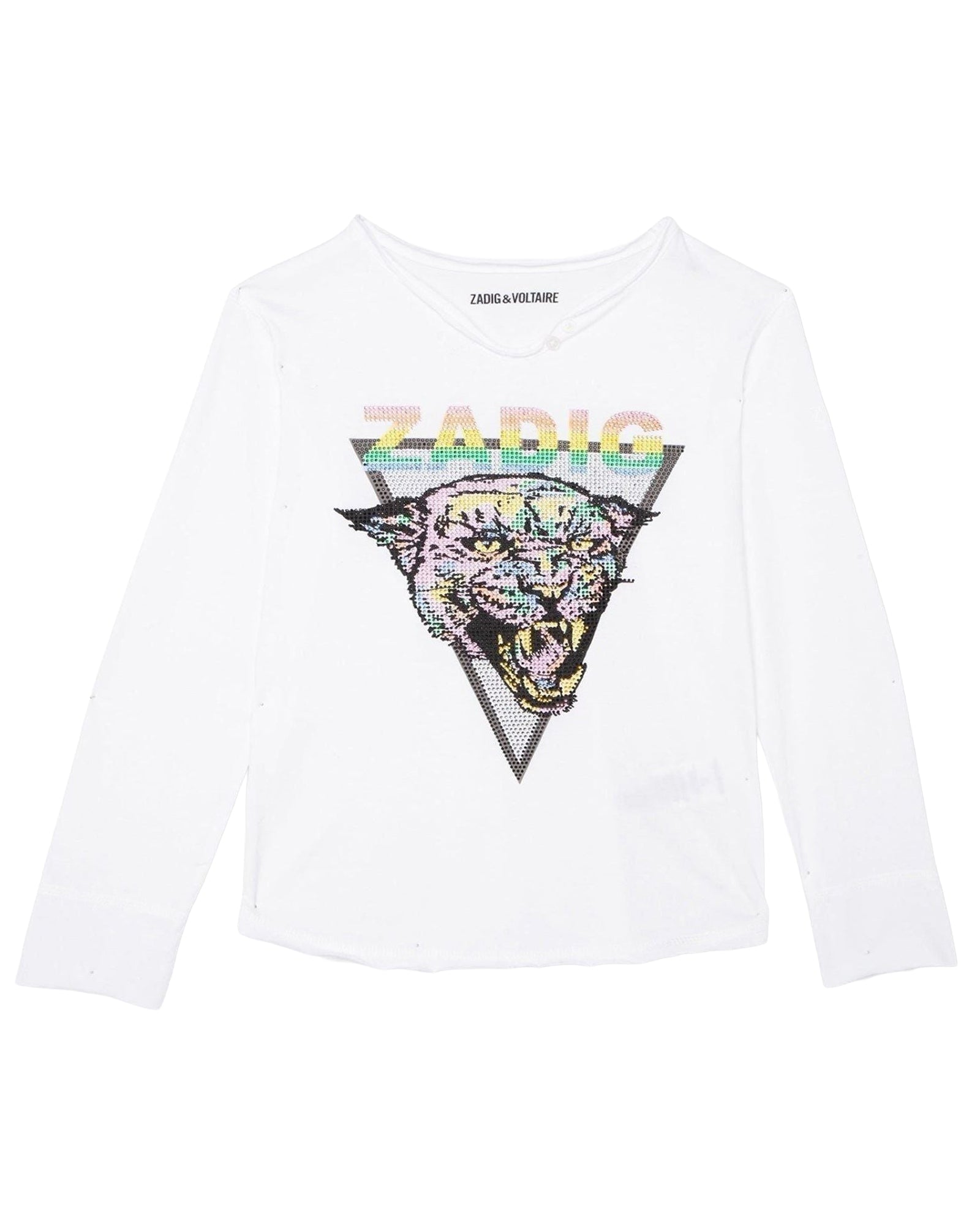 T-shirt en coton Félins - Blanc